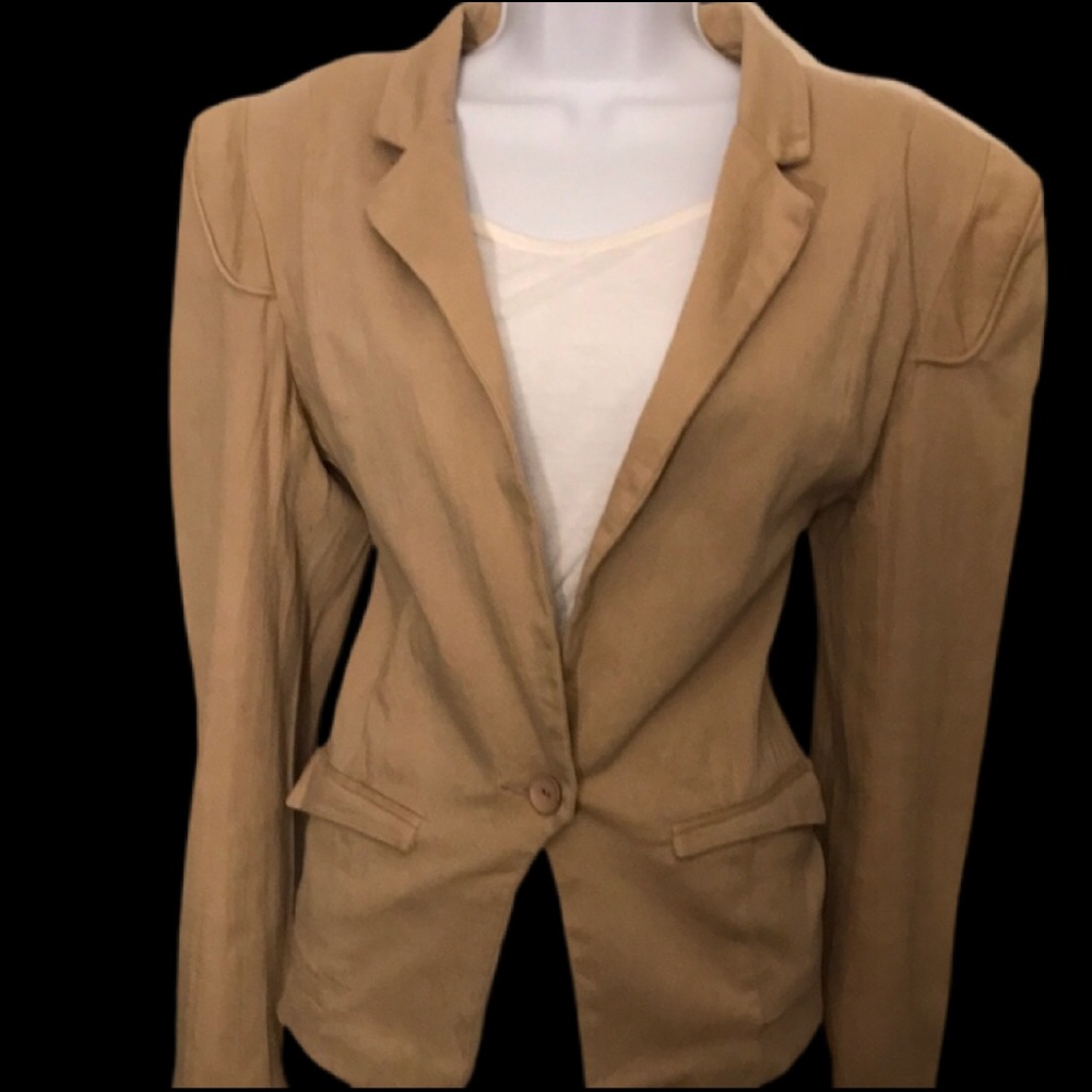 Stylish Zipper Sleeve Blazer